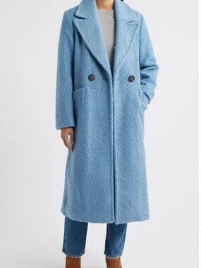 NWT BCBGeneration elegant cozy chic cool Blue Coat Nordstrom